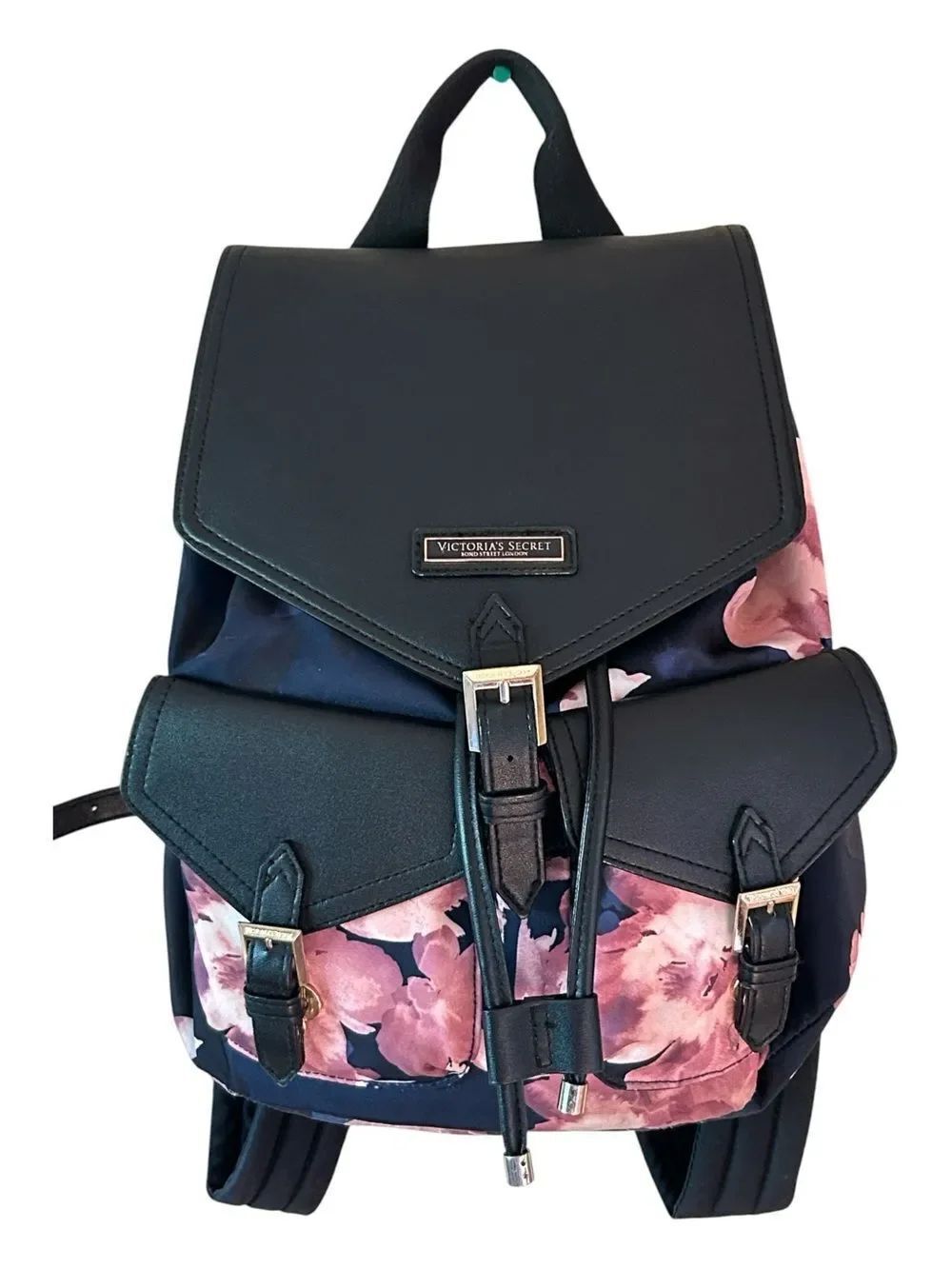 Victoria's Secret Getaway Cargo Backpack Pink Floral Print